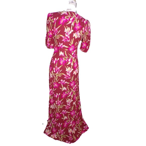 🆕FAHERTY Sorrento Maxi Dress Tropical Floral Small 4 - Picture 11 of 12